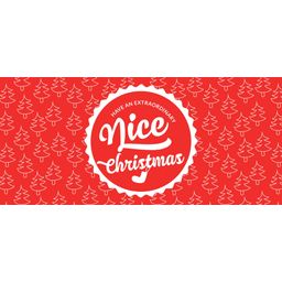 Nice Christmas - Buono Regalo Stampato su Carta Riciclata