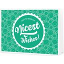 Nicest Wishes! - Tarjeta Regalo para Imprimir - Nicest Wishes! - Tarjeta Regalo para Imprimir
