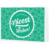 "Nicest Wishes!" Print-It-Yourself Presentkort