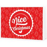 oh feliz "Nice Christmas" darilni bon za tiskanje
