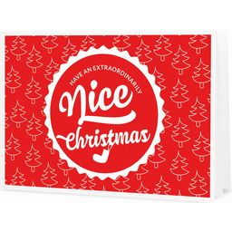 "Nice Christmas" - Bon podarunkowy do samodzielnego wydrukowania