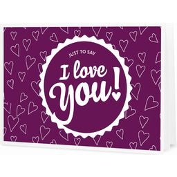 "I Love You!" - Print-It-Yourself Presentkort