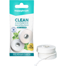 happybrush Fio Dentário CLEAN - Refill 2x40m