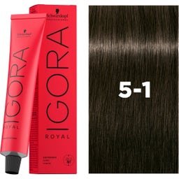 Schwarzkopf Professional IGORA ROYAL hårfärg - 5-1 Ljusbrun Cendré