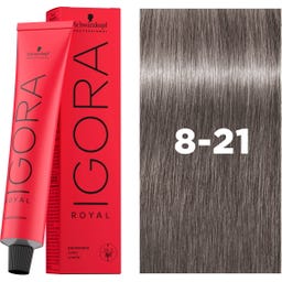 Schwarzkopf Professional IGORA ROYAL Haarkleuring - 8-21 Lichtblond As Cendré