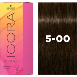 Schwarzkopf Professional Coloration IGORA VIBRANCE - 5-00 Châtain clair Naturel Extra