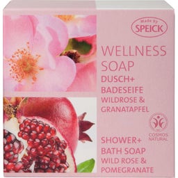 SPEICK Wellness Soap Vegan Shower & Bath Soap - Wild Rose & Pomegranate