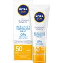 NIVEA Creme SUN UV Rosto Sensitive FPS50 - 50 ml
