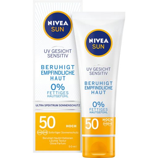 NIVEA SUN UV Gesicht Sensitiv LSF 50 - 50 ml