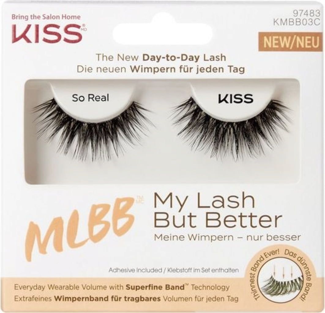 KISS Eyelash Band My Lash But Better So Real, 1 set - oh feliz  International Online Shop