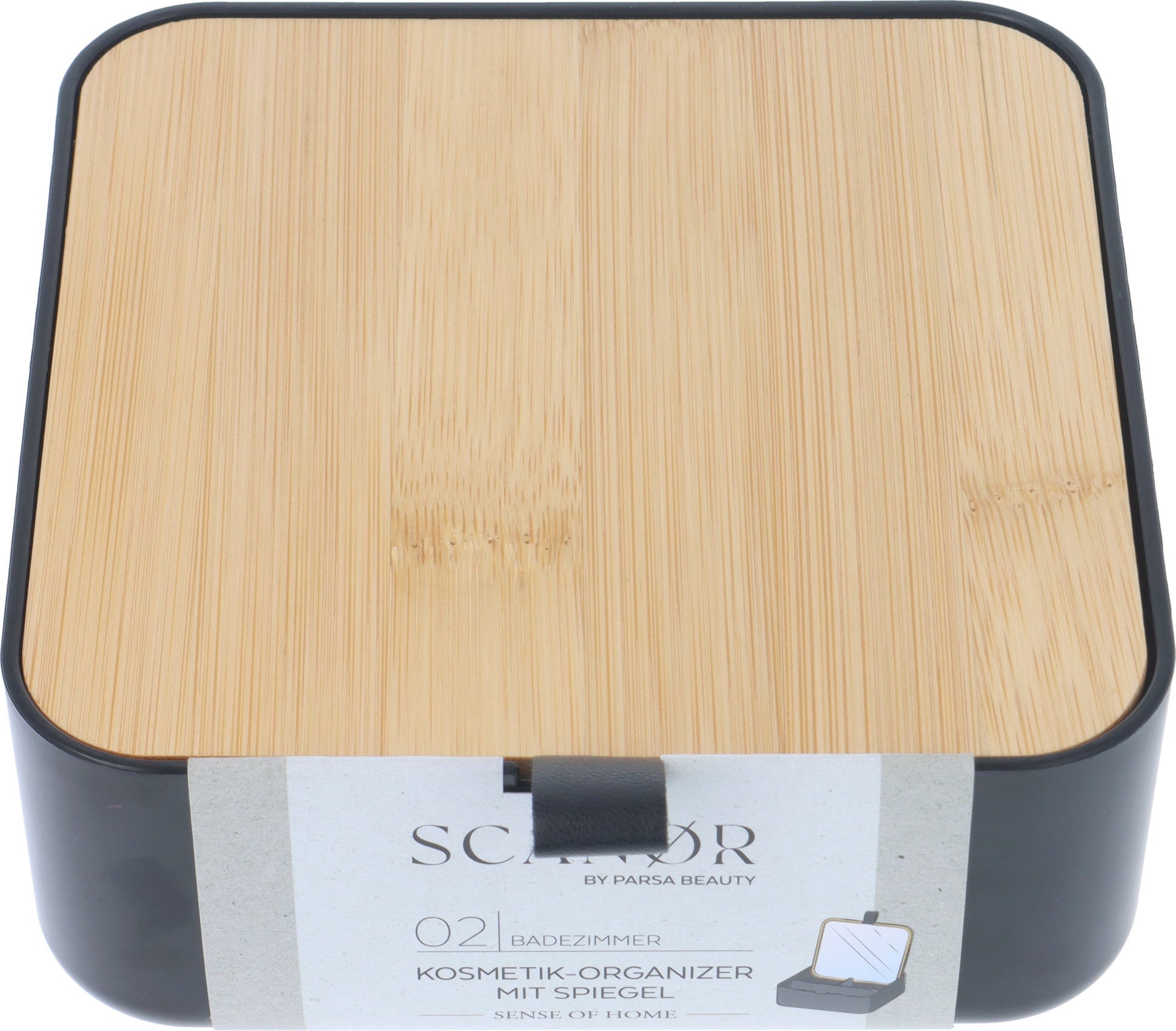 PARSA Beauty Kosmetik-Organizer mit Spiegel