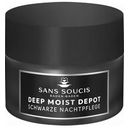 SANS SOUCIS Deep Moist Depot fekete éjszakai krém - 50 ml