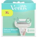 Venus - Cabezales Deluxe Smooth Sensitive - 8 unidades