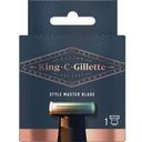 King C. Gillette - Lâmina Substituível Style Master - 1 Unid.