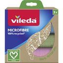 vileda Trapo de Microfibra 100 % Recycled - 3 unidades